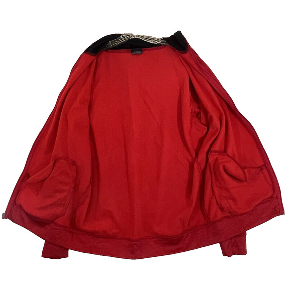 Utah Utes Colosseum Red Full Zip Hooded Fleece Jacket Coat Mens L NCAA Athletics - Picture 4 of 9